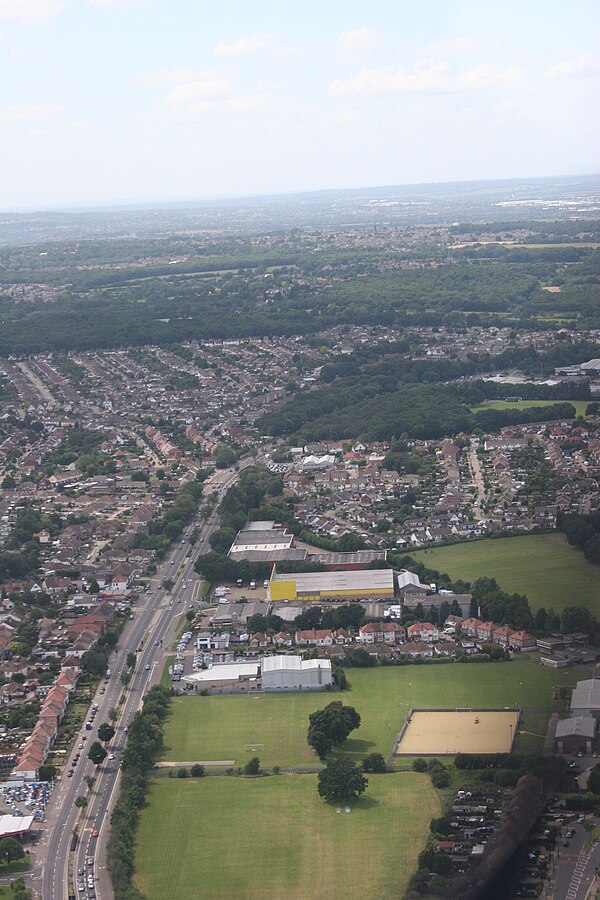 A127/A1015 looking London bound