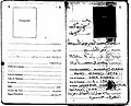 Kópia jeho egyptského pasu