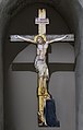 Christ en croix avec l'orant du cardinal Guilhem Peire Godin, musée des Augustins de Toulouse.