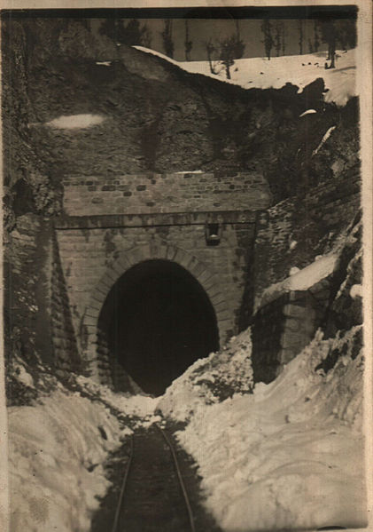 File:BASA-157K-1-852-7-Septemvri-Dobrinishte narrow gauge line, Tunnel 18, 1929.JPG