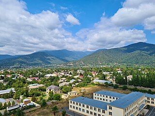 <span class="mw-page-title-main">Balakən</span> City & Municipality in Balakan, Azerbaijan