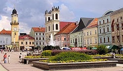 Praça principal de Banská Bystrica