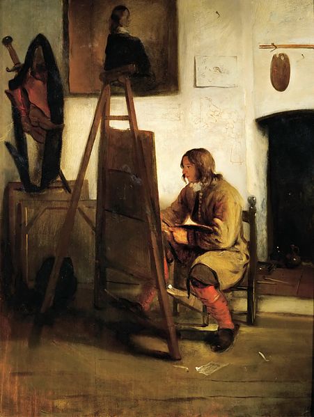 File:Barent Fabritius - Young Painter in his Studio - WGA7720.jpg