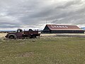 Barn and tractor