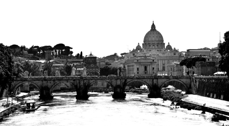 File:Basilica di San Pietro, Ponte Sant'Angelo e il Tevere, Roma.PNG