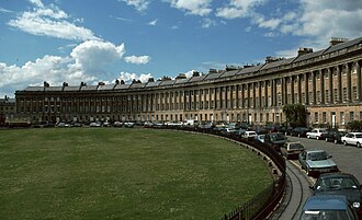 Royal Crescent in Bath - its USRN is 47901305. Bath - Royal Crescent from east.jpg