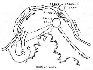 <span class="mw-page-title-main">Battle of Lutetia</span> 52 BC battle between Roman and Gallic forces, part of Caesars Gallic Wars