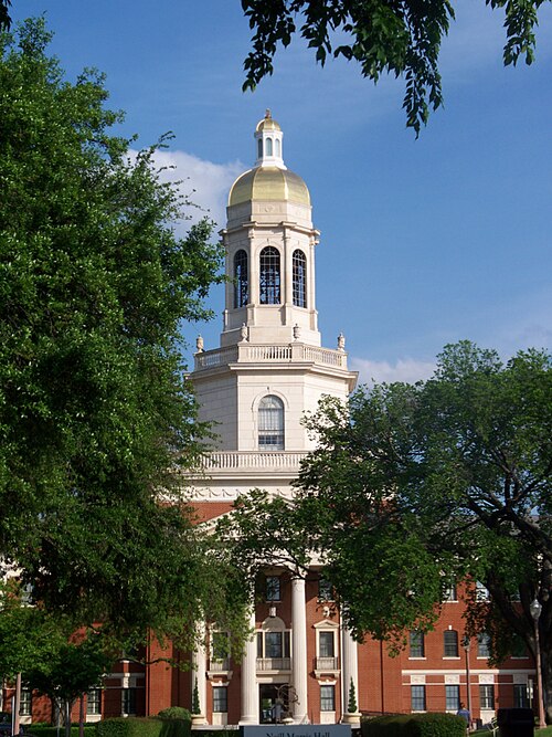 Pat Neff Hall houses the office of the university's president and others