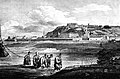 Belgrade in 1821. Drawing by J. Alt, lithographing by Adolph Kunike