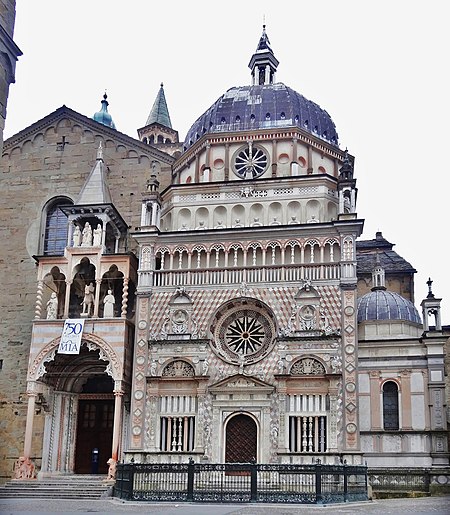 Bergamo Cappella Colleoni Fassade