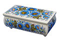 جعبه تزئینی "گلهای آبی" توسط ناتالیا استاتیوا-ژارکو