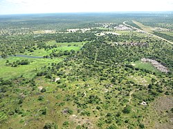 An aerial view of the extreme east edge of Bor (at the airport) looking South Bor, South Sudan - panoramio (1).jpg