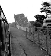 Bow railway station in 1970