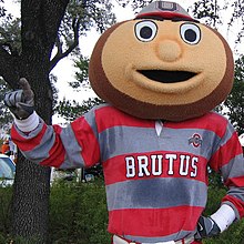 Brutus in Austin, Texas, before a football game against the Texas Longhorns Brutus in TX 2006.JPG