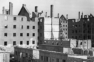 Wiederaufbau im Jahr 1951, Berlin-Prenzlauer Berg