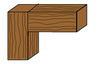 Vignette pour Assemblage en angle à plat-joint