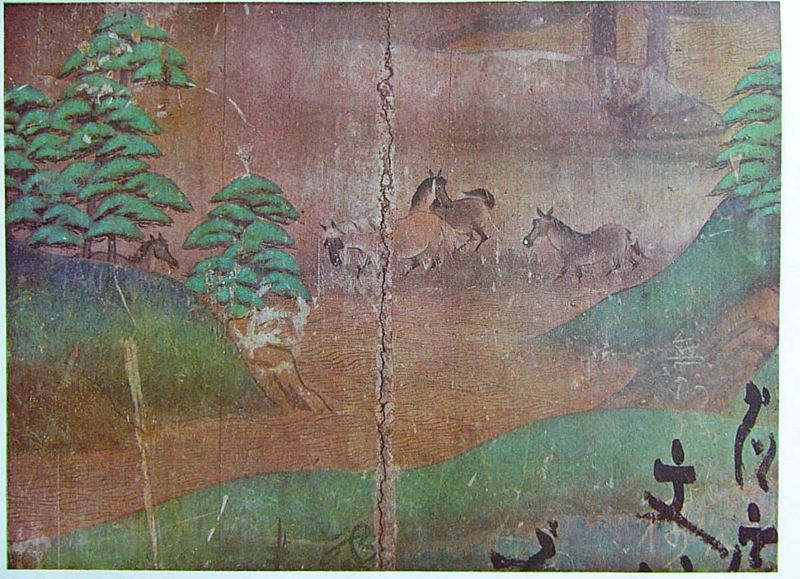 File:Byodoin Wall Painting CHUHIN-JYOSEI East.JPG