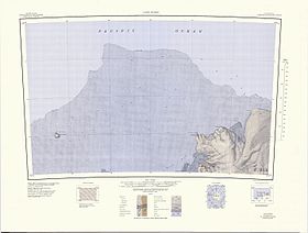 (en) Kaart van Cape Burks.