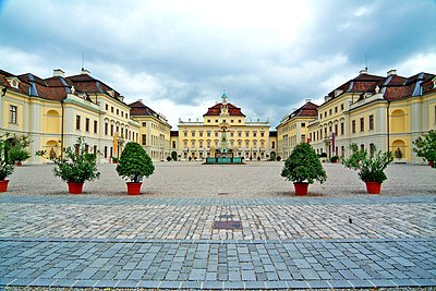 Courtyard of Ludwigsburg Palace