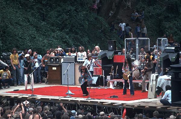 Jefferson Starship free concert at Marx Meadow, Golden Gate Park, San Francisco, May 30, 1975 (People's Ballroom in the Park)