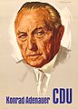 Valgplakat for Konrad Adenauer fra 1957