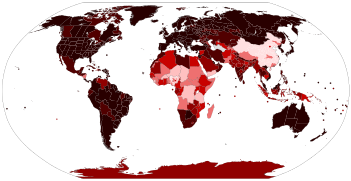    >1 case per 1,000 inhabitants    1–10 cases per 10,000 inhabitants    1–10 cases per 100,000 inhabitants    1–10 cases per 1 million inhabitants    1–10 cases per 10 million inhabitants    1–10 cases per 100 million inhabitants    No confirmed cases