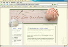 Imaginea reprezintă un tip de site web care utilizează în principal CSS.