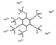 Niepodpisana grafika związku chemicznego; prawdopodobnie struktura chemiczna bądź trójwymiarowy model cząsteczki