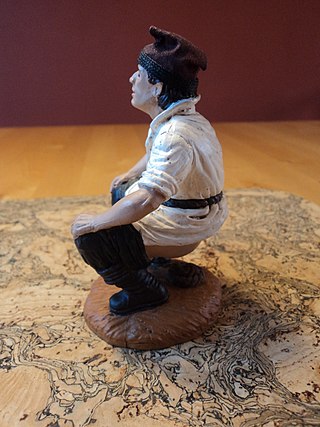 <span class="mw-page-title-main">Caganer</span> Figurine depicted in the act of defecation