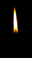 Candle during power cut