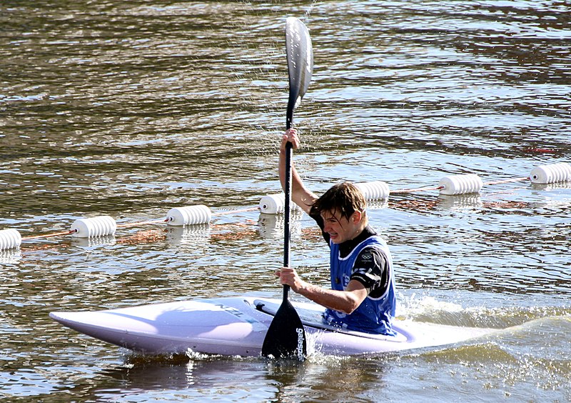 File:Canoeing at the 2018 Summer Youth Olympics – Boys' K1 slalom Bronze Medal Race 089.jpg