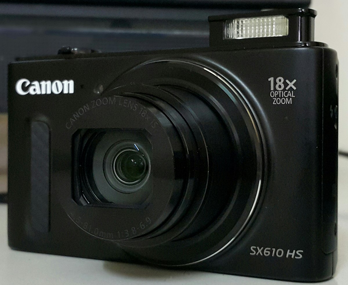 File:Canon PowerShot SX610 HS Black Version.jpg - Wikipedia