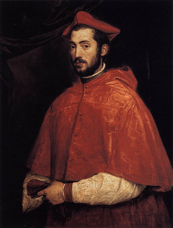 Cardinal Alessandro Farnese, grandson and cardinal-nephew of Pope Paul III, held sixty-four benefices simultaneously.