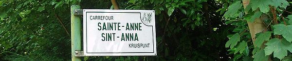 Het kruispunt van Sainte-Anne