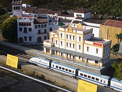 Catalunya en Miniatura-Museu Maricel i Estació de Sitges.JPG