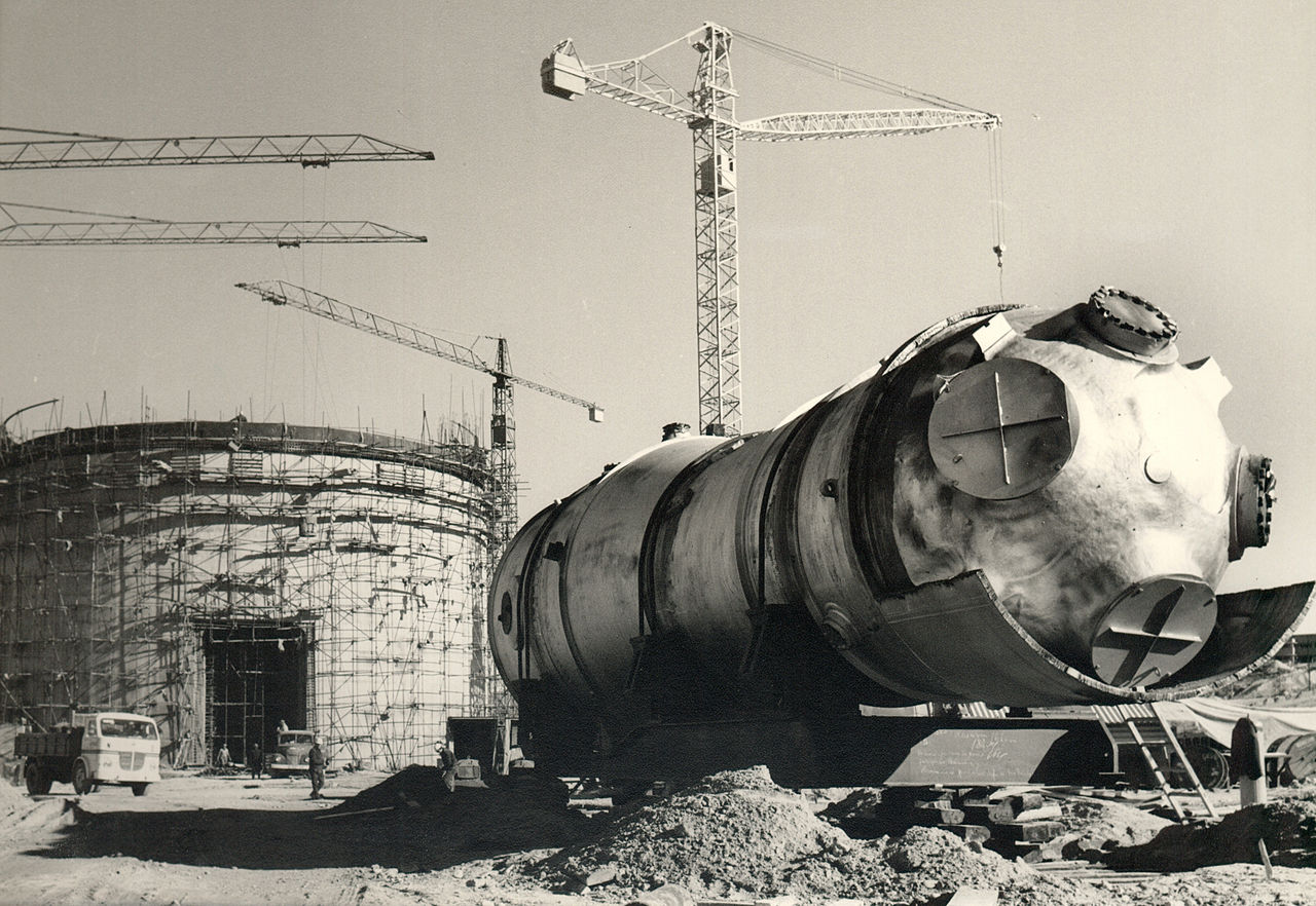 Llegada del Generador de Vapor a la Central Nuclear José Cabrera en 1966