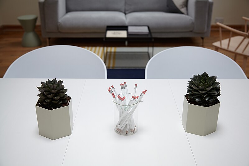 File:Chairs, sofa, plants, pencils (Unsplash).jpg