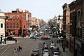 * Nomination Looking east down North Ave. in Chicago. --Dschwen 17:05, 5 April 2009 (UTC) * Promotion  Comment Nice perspective. There are identifiable persons on the left, the image should be tagged with a "Personality rights warning" template. There's perhaps a little too big contrast between the bright sky and the rest of the picture. --Siipikarja 19:35, 10 April 2009 (UTC) -- Nice perspective indeed. The sky is bright, but not overexposed. The identifiable (?) persons are no problem IMO. This is QI for me. -- MJJR 21:37, 16 April 2009 (UTC)