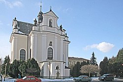 Farní kostel sv. Františka Serafinského v Chocni.