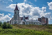 English: Roman Catholic Church of Our Lady of Budslaŭ. Minsk, Belarus Беларуская: Касцёл Маці Божай Будслаўскай. Мінск, Беларусь Русский: Костёл Матери Божьей Будславской. Минск, Беларусь