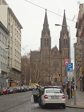 Church of St. Ludmila in Prague