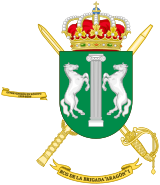 Coat of Arms of the 2nd Cavalry Brigade Castillejos Headquarters Battalion