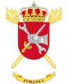 Coat of Arms of the 1st Armored Systems Maintenance Park and Center (PCMASA-1)