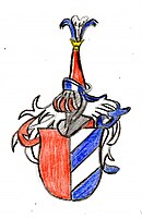 Wappen der Von Graben (zum Stein) aus deren Kärntner Linie sowie Zweiten Tiroler Linie (16. bis 18. Jahrhundert) (Quelle: Wikimedia)