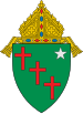 Coat of arms of the Diocese of Gallup.svg