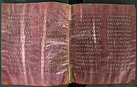 Matius 10:10-17 pada Codex Petropolitanus Purpureus