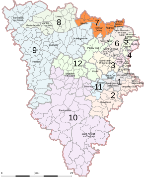 Mappa della circoscrizione