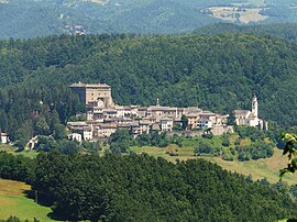 Panorama över Compiano
