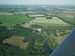 Coombe Abbey and Country Park, aerial 2018, geograph 5845962 by Simon Tomson.jpg