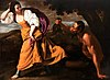Corisca și satirul de Artemisia Gentileschi.jpg
